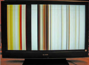 Почему возникают полосы на экране телевизора Сони?